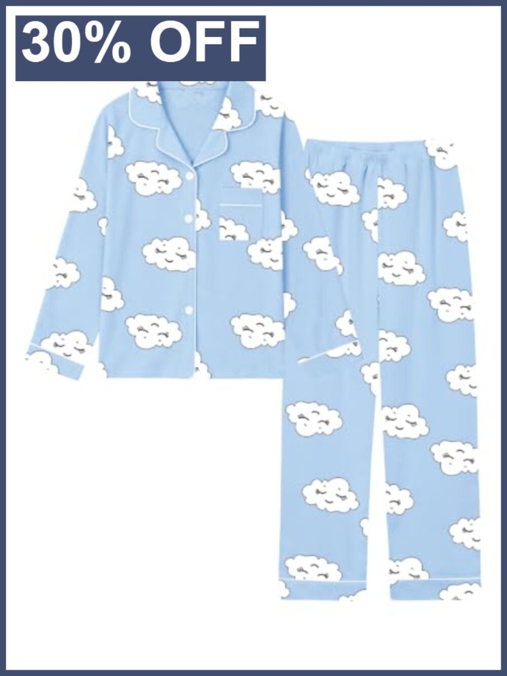 Girls Fleece Pajama Set Button Down Long Sleeve Pjs Kids 5-14Y